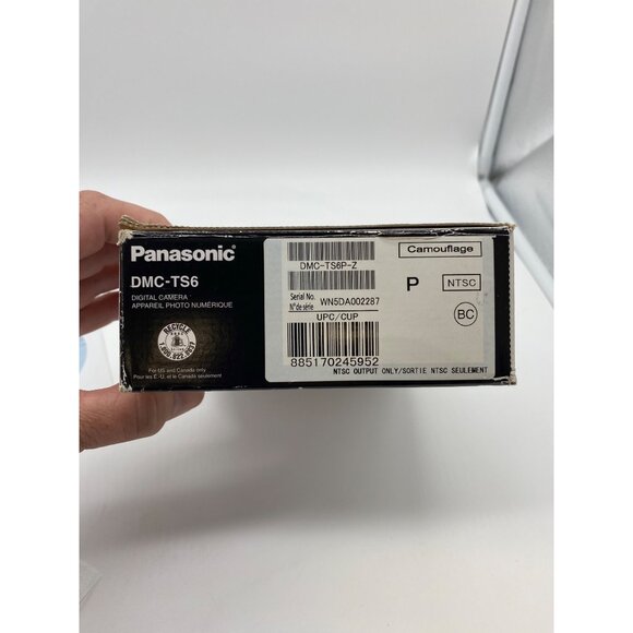 Panasonic Lumix DMC-TS6 Waterproof Digital Camera Camouflage w/ Box Accessories - Picture 12 of 13